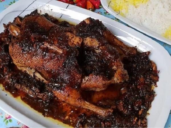 طرز تهیه اردک با سس انار