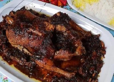 طرز تهیه اردک با سس انار
